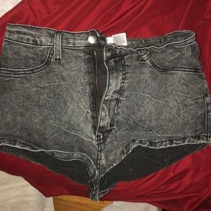 High waisted shorts